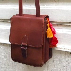 Vintage Eddie Bauer Leather Crossbody Bag
